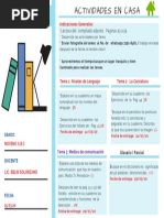 Cuadro Tareas 9no ABC