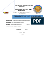 COntrol Ambiental Transporte Minerales