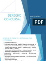 Derecho Concursal. Grado Derecho URJC