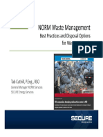 NORM Waste Management: Best Practices and Disposal Options For Western Canada