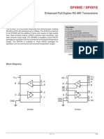 SP490E / SP491E: Enhanced Full-Duplex RS-485 Transceivers