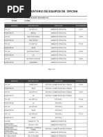 Inventario Equipos Oficina 28 Julio