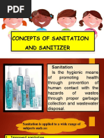 Concepts of Sanitation and Sanitizer