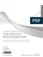 Top Mount Refrigerator: Owner'S Manual