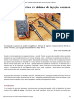 Diagnóstico de Sistema de Injeção Common Rail - Revista O Mecânico" PDF