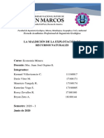 La Maldicion de Los Recursos Naturales