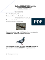 TAREA DE TERCERO (Animales Vertebrados)