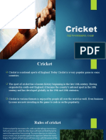 Presentation On Cricket