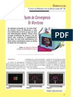 Curso Reparación Monitores SE204 Lección 18 El Ajuste de Convergencia en Monitores (Service)