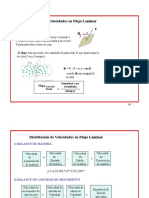 Distribucion de Velocidades en Flujo Laminar