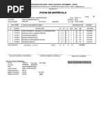 Ficha de Matrícula: Universidad Nacional Jorge Basadre Grohmann - Tacna