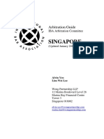 Singapore: Arbitration Guide