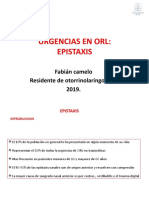 URGENCIAS EN ORL Epistaxis