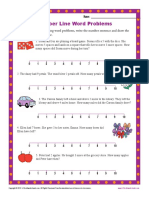 Number Line Word Problems: Name