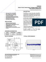 WM2630 Octal 12-Bit, Serial Input, Voltage Output DAC With Internal Reference