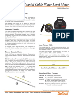 Coaxial Cable Water Level Meter