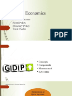 Macro Economics: National Income Fiscal Policy Monetary Policy Trade Cycles