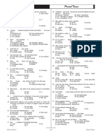 Present Tenses: Test 4