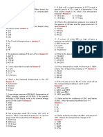 Thermodynamics Practice Problems