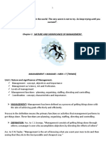 Chapter 1 Nature and Significance of Management