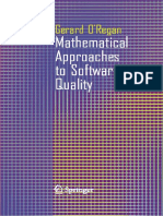 Mathematical Approaches To Software Quality