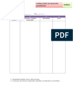 Formulario8 Registro Alimentar