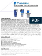 Mh-A Universal Ultrasonic (Liquid) Level Meter: Product Introduction