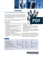 GVR Recloser: For Pole Mounting and Substation Applications