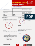 SEMANA 3 - CIRCUNFERENCIA (3ro MATEMÁTICA)