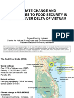 How Climate Change Challenges Food Security in The Red River Delta of Northern Viet Nam - Presentation