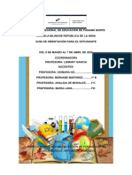 Guía de Ciencias Nat. 1° Esc. República de La India