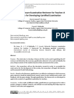 University Licensure Examination Reviewer For Teacher: A Framework For Developing Gamified Examination