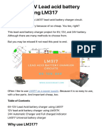 Lead Acid Charger Using LM217