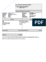 Arshiya Logistics Services Limited: Payslip For The Month of April 2020 Suhas Ambade