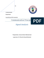 Communication-Signal Analysis