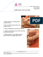 Torticollis Stretches: Left Carry Position