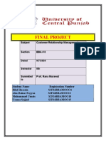 Customer Relationship Final Project