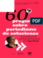 60 Preguntas Sobre Periodismo de Soluciones (En Tiempos de Pandemia) Resueltas Por Liza Gross