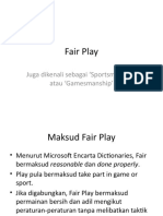 Fair Play: Juga Dikenali Sebagai Sportsmanship' Atau Gamesmanship'