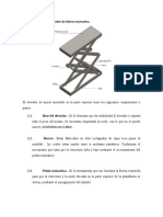 Partes de Un Elevador de Tijeras Neumatico