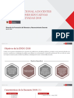 Encuesta Endes 2018 A Docentes