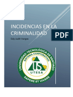 Incidencias en La Criminalidad