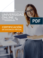 Brochure Curso Certificacion Docente Virtual UBJOnline PDF