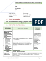 SESION - CienTec - Sem13 - Dia5 - Por Qu - Es Importante Conocer y Preservar......