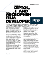 Powder Film Developers Technical Data Sheet