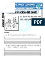 Que Ficha de Contaminación Del Suelo de Primaria