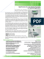 High-Precision Air / Gas Velocity Transmitter For Industrial Applications