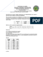 Taller 2 de Ejercicios de Transferencia de Calor y Destruccion de Microorganismos