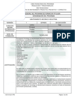 Programa Formativo Mantenimiento Mecanico Industrial