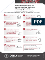 9 Steps To Reducing Worker Exposure To COVID-19 in Meat, Poultry, and Pork Processing and Packaging Facilities